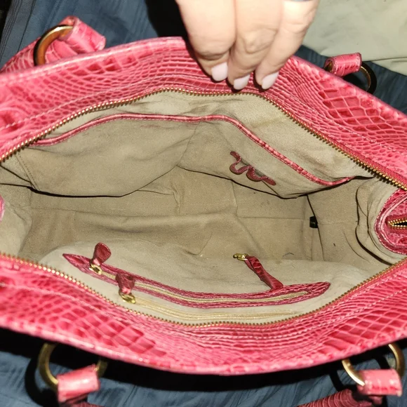 Nwot hot pink Brahmin leather purse - Picture 3 of 4